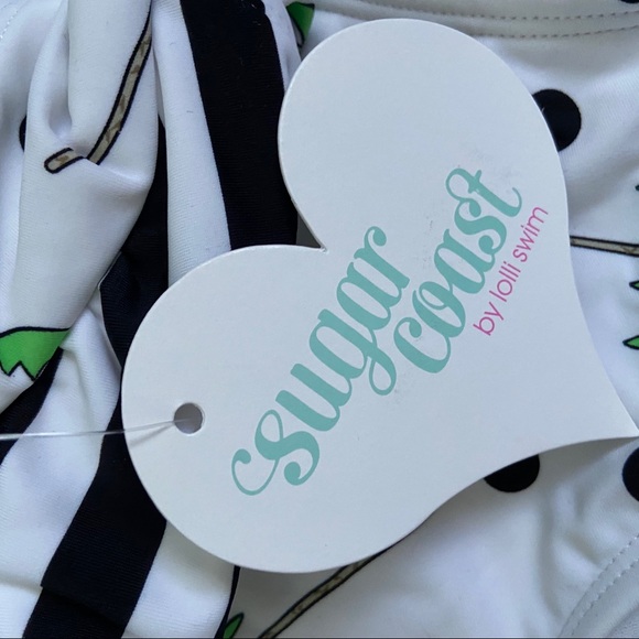 NWT sugar coast by lolli cut out swimsuit small - Picture 4 of 5